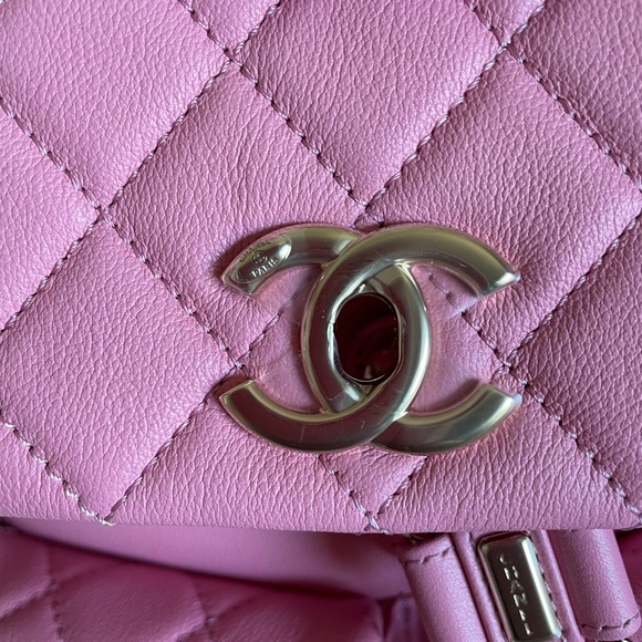 Chanel duma bag small size rose pink color - Picture 15 of 16